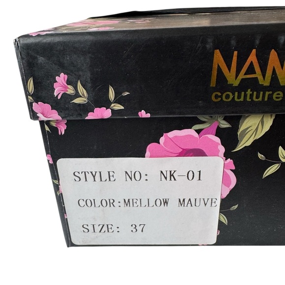 NIB Free People x Nan-ku Cruise Studded Hi Top Sneakers, Mellow Mauve, Size 37/7 - Picture 4 of 10